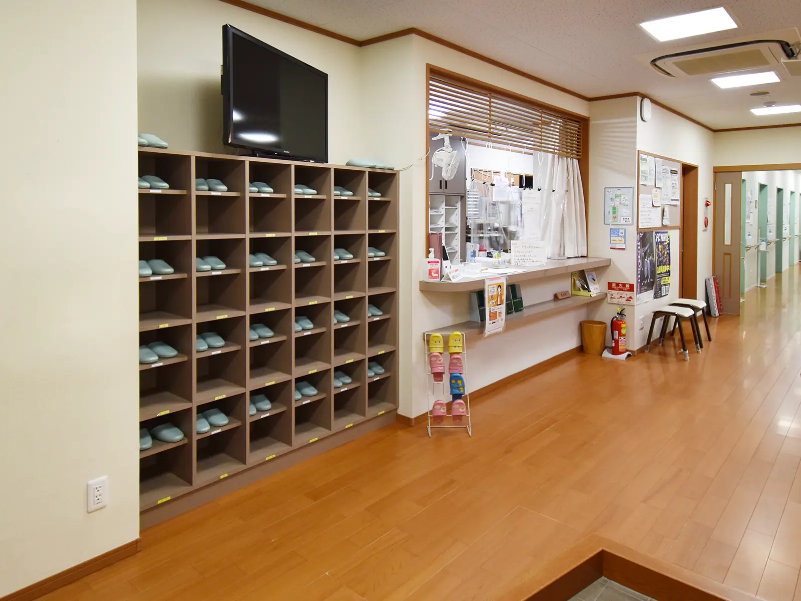 北川眼科医院の受付の写真