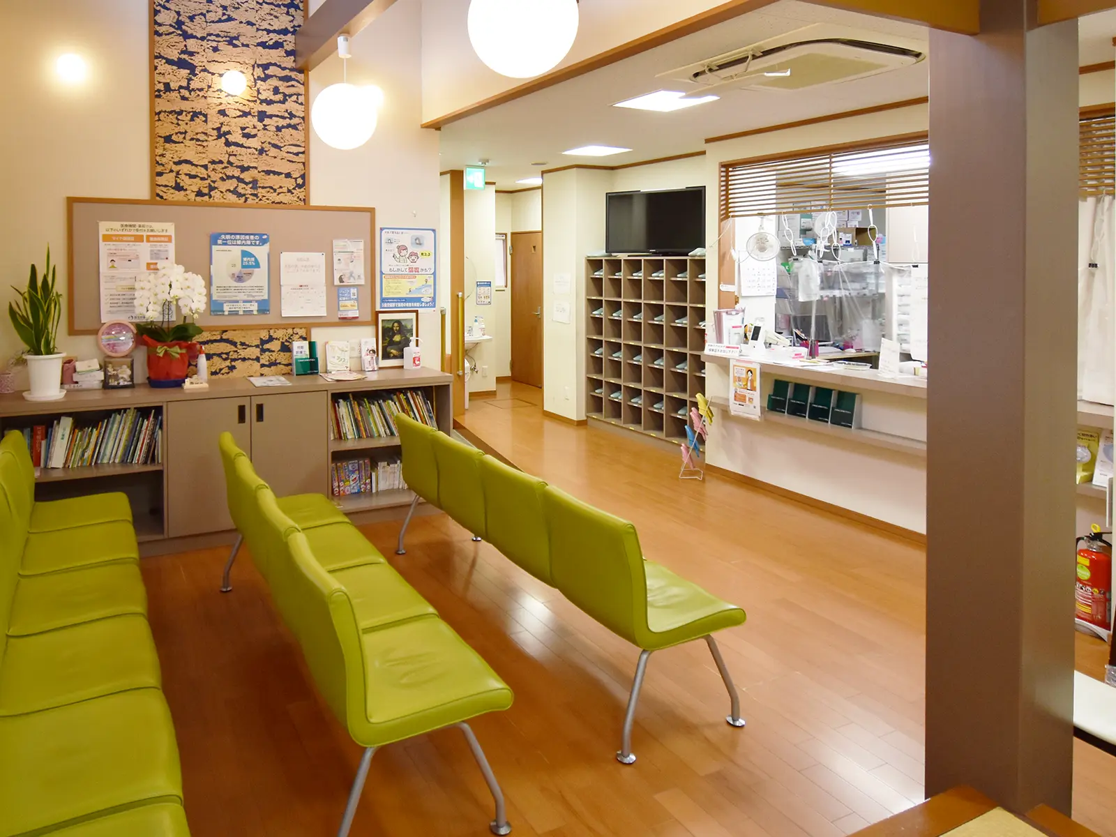 北川眼科医院の待合室の写真