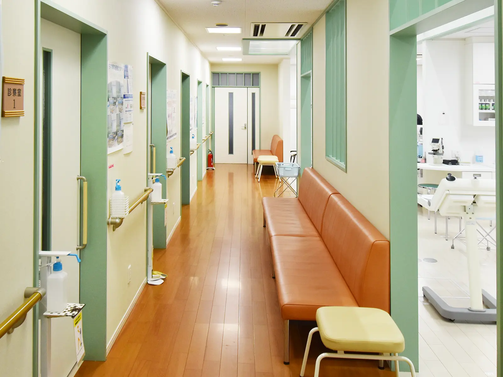 北川眼科医院の待合室の写真